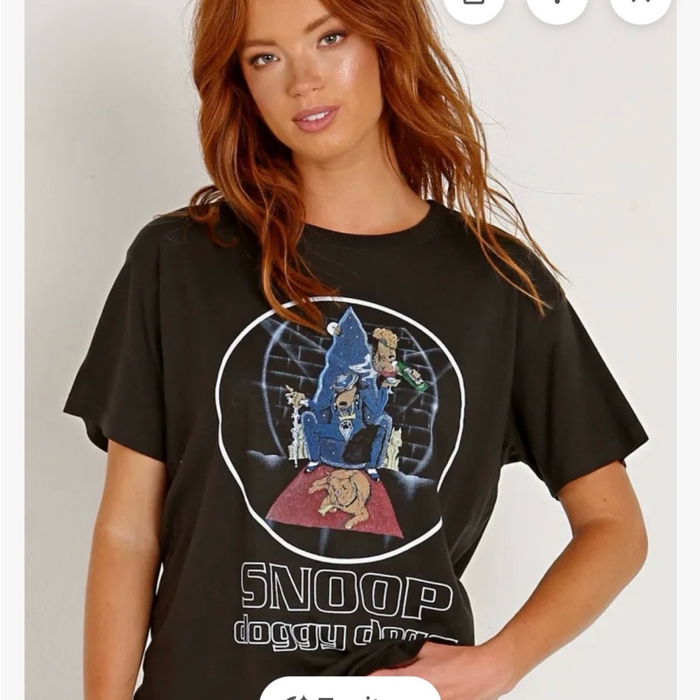 Daydreamer Black Snoop Doggy Dogg Graphic Tee